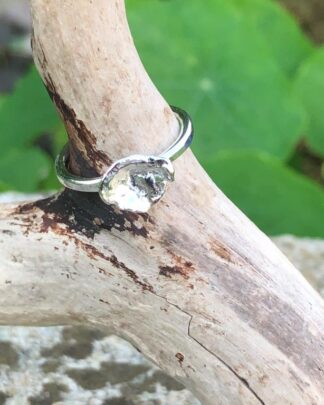 Recycle Me Water Drop Ring