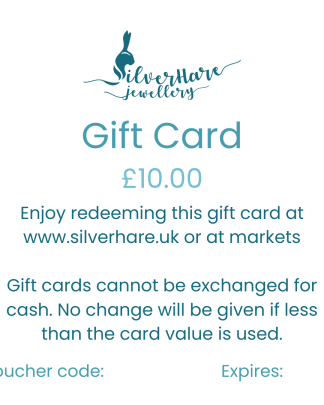 SilverHare Jewellery Gift Card