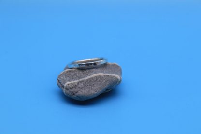 Hammered Pebbly Eco Ring